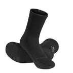 OUZO BW3003-B 3mm neoprene diving socks black front view