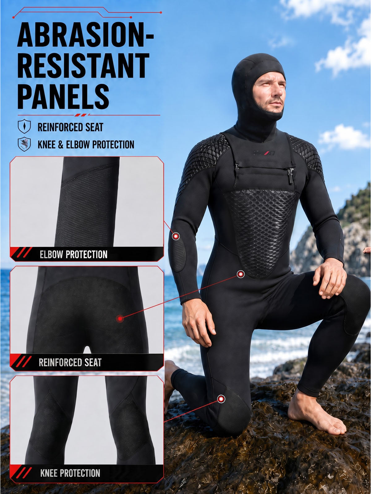 Premium Hooded Wetsuit
Built for Warmth, Comfort & Movement