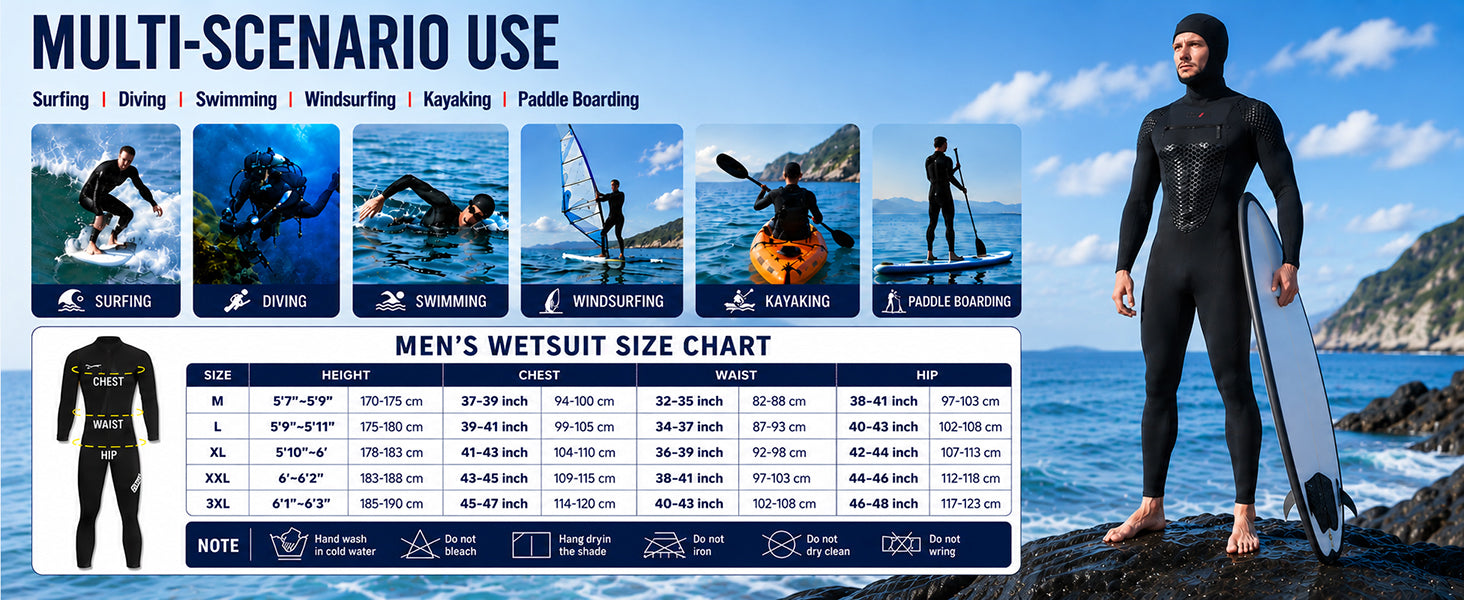 OUZO Hooded Wetsuit — detail 6